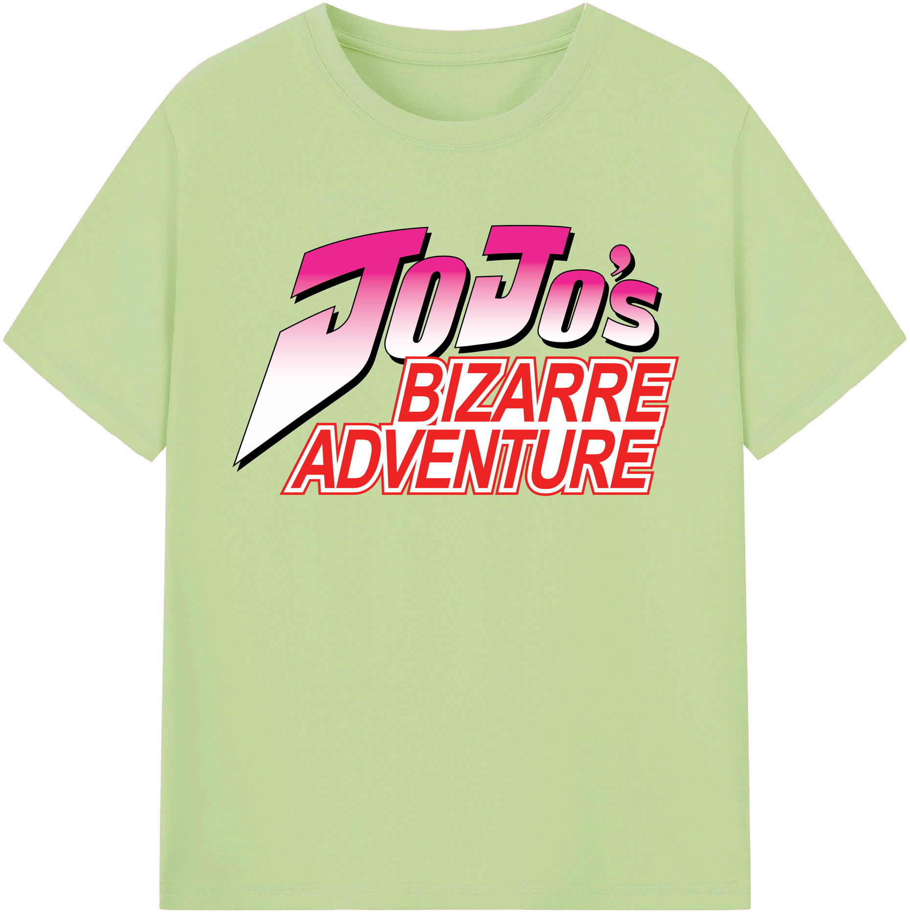 （画像用） ジョジョの奇妙な冒険 JoJo's Bizarre Adventure 綿100％半袖Tシャツ（フロントプリント）